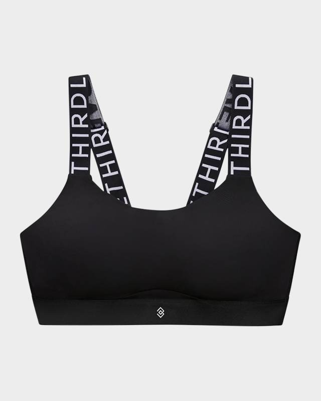 Kinetic Logo-Print Sports Bra